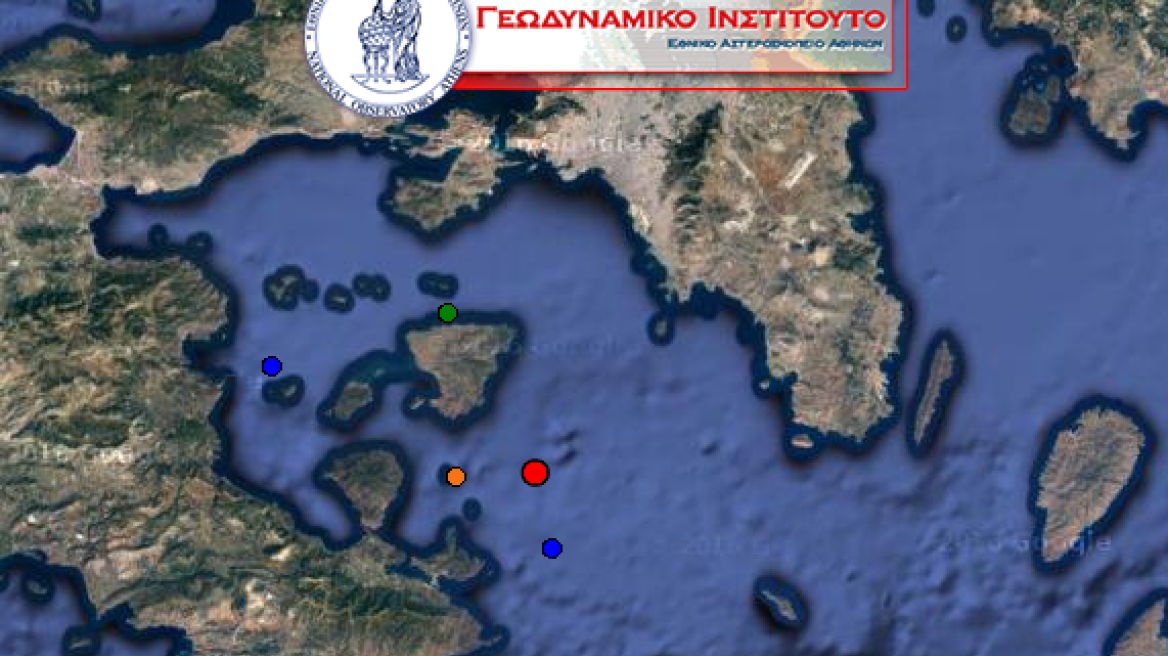 Σεισμός 3,7 Ρίχτερ στην Αίγινα - Έγινε αισθητός και στην Αθήνα